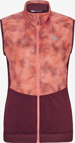 ZIENER Sports Vest 'NANJA' in Red: front