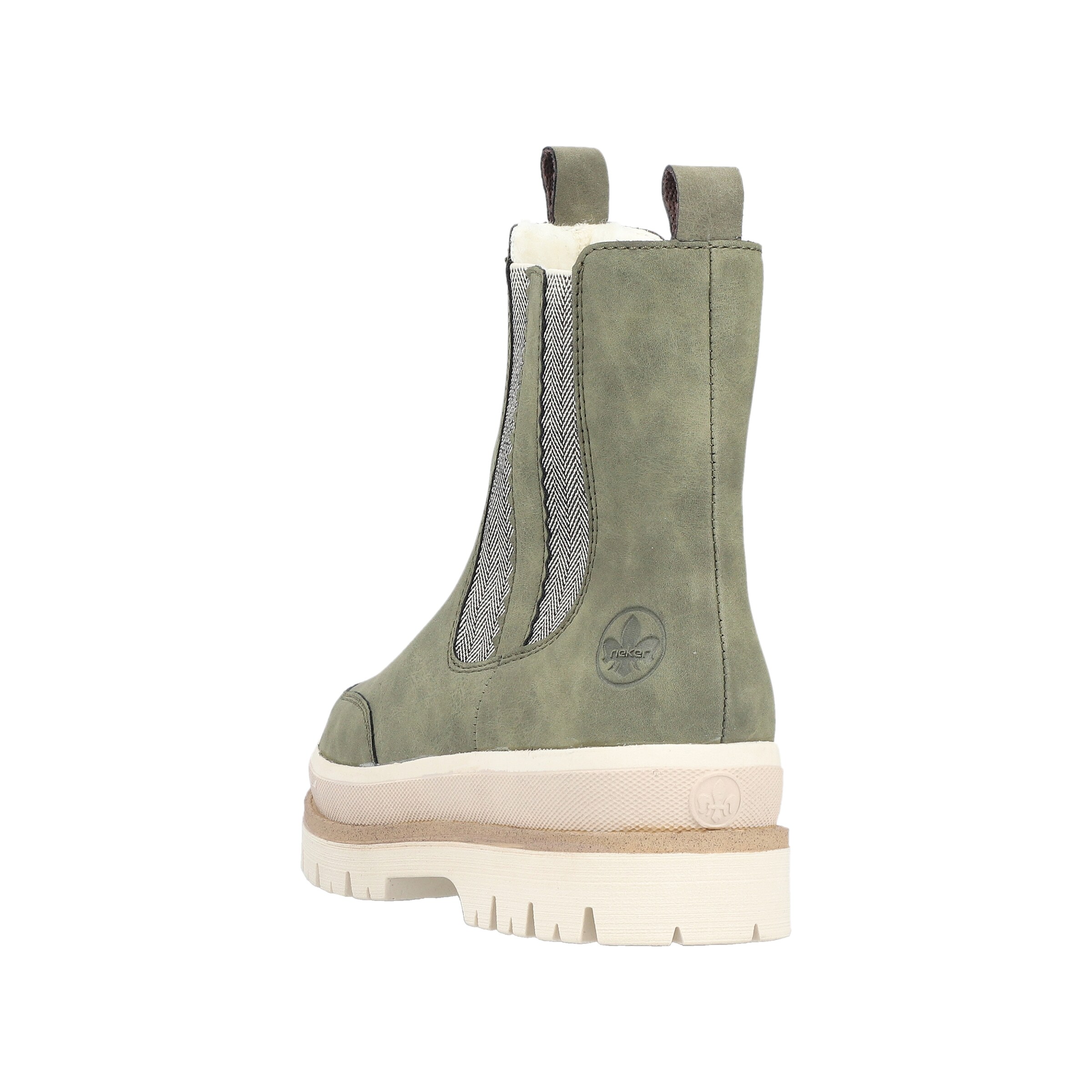 Rieker Chelsea Boots in Green