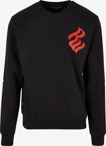 Sweat-shirt ROCAWEAR en noir : devant