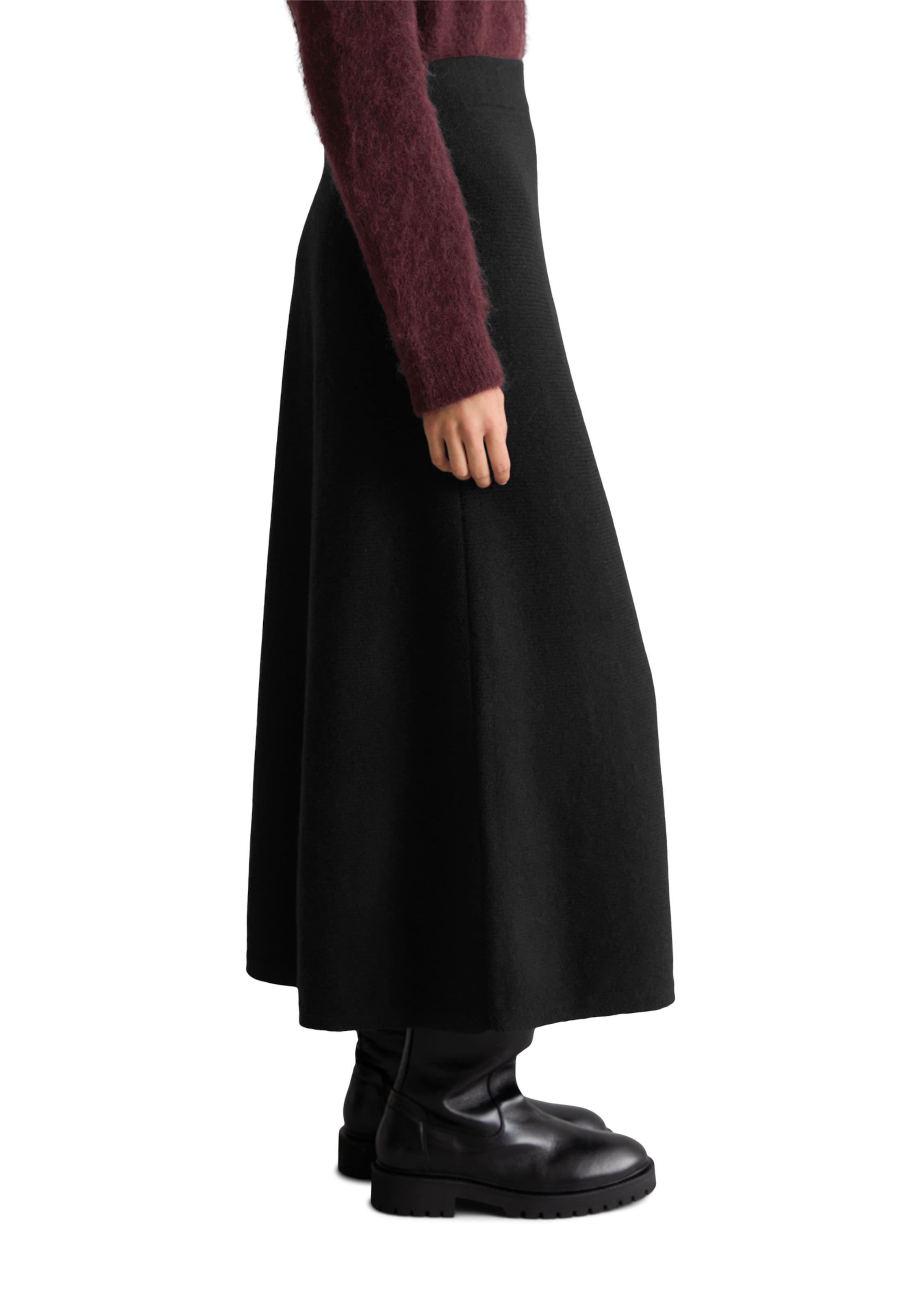 Marc O'Polo DENIM Rok in Zwart: zijkant