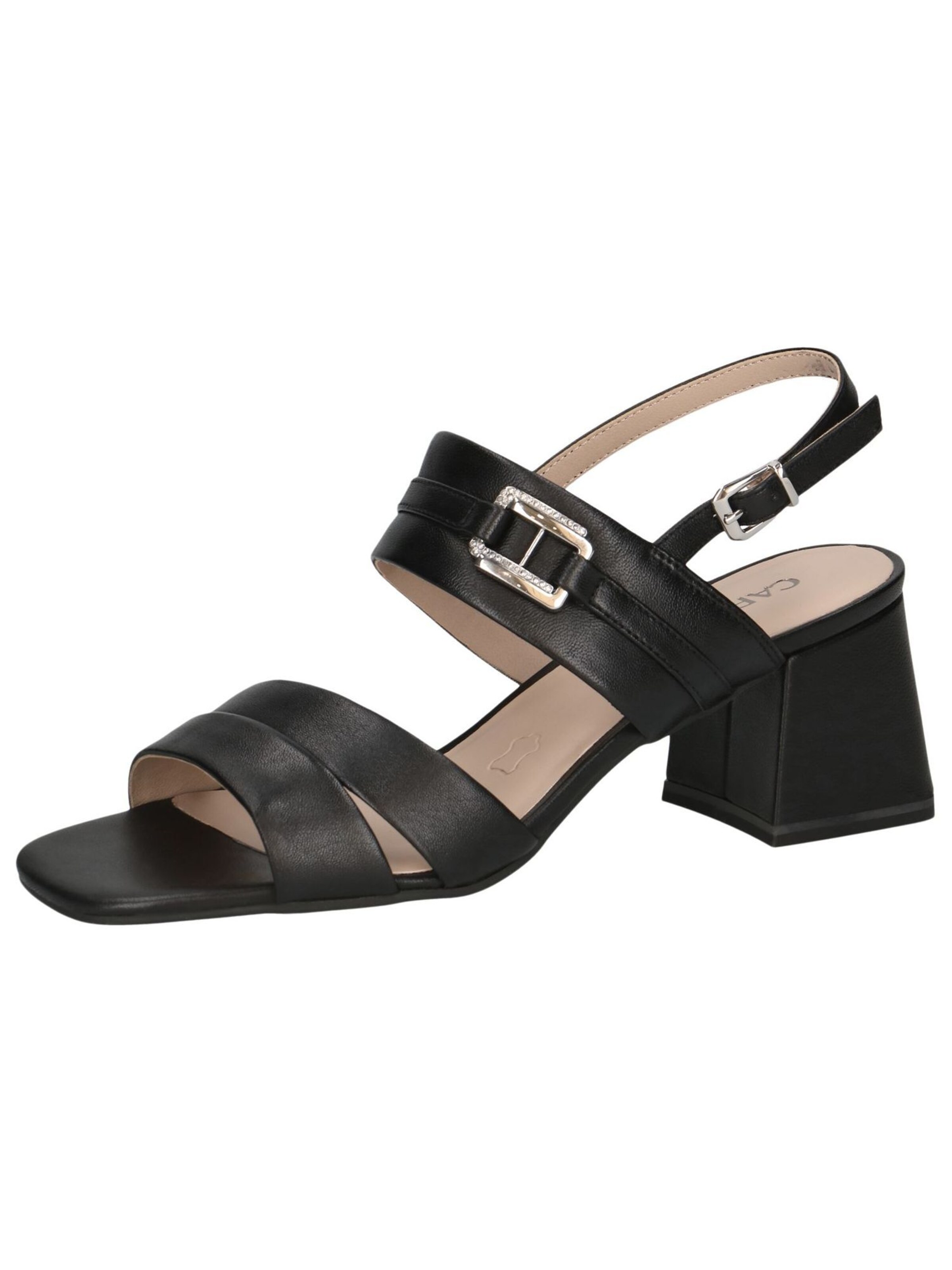 CAPRICE Sandals in Black: front