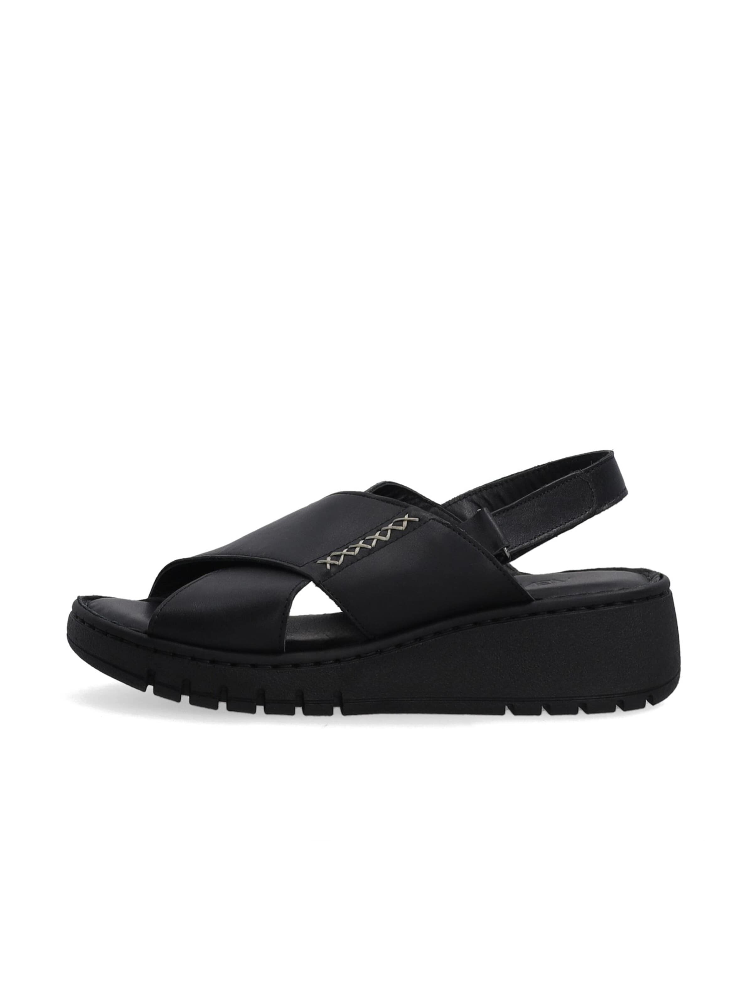VENEZIA Sandale 'Venezia'‌‌‌‌‌‌‌‌‌‌ in Schwarz: Vorderseite