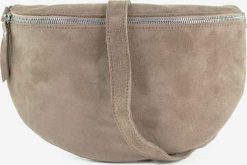 lePelou Fanny Pack 'VALENTINA large' in Grey: front