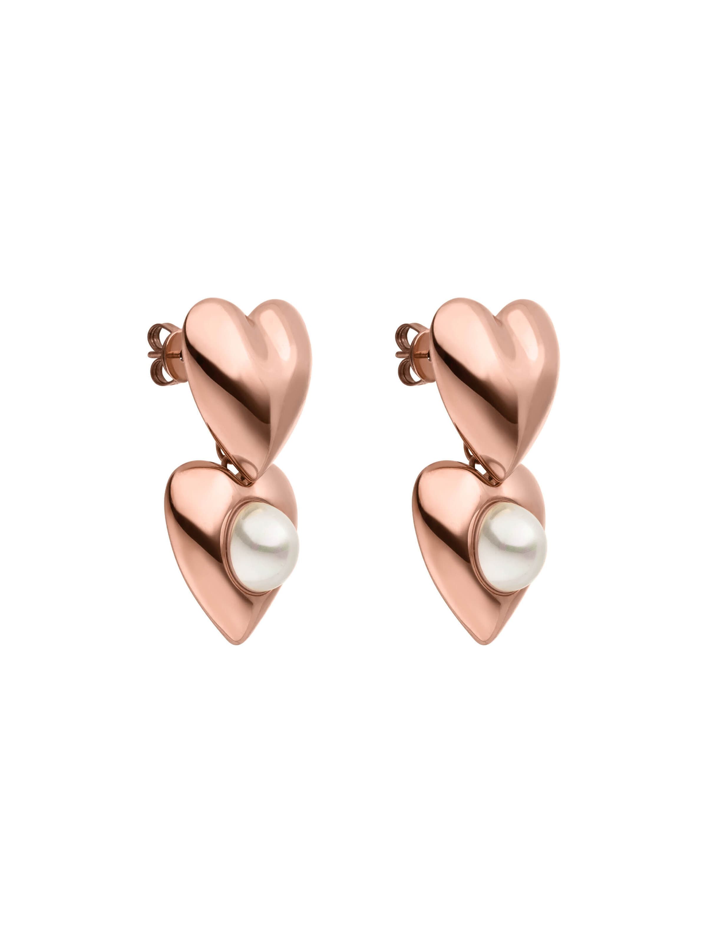 Boucles d'oreilles 'My Heart' PURELEI en or : devant