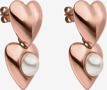 Orecchini 'My Heart' di PURELEI in oro: frontale