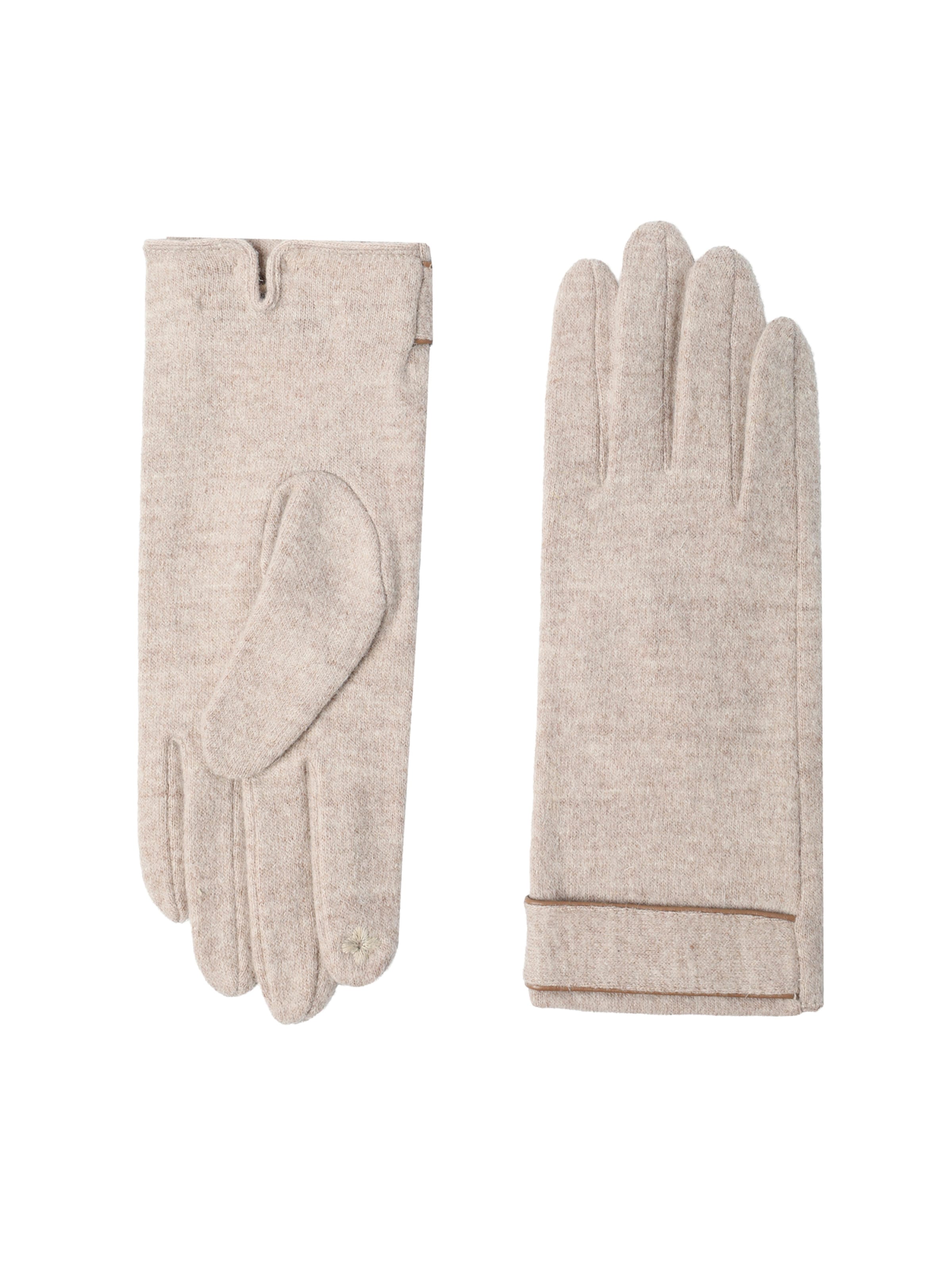 TATUUM Rękawiczki pięciopalczaste 'Lenis' w kolorze beżowy: przód