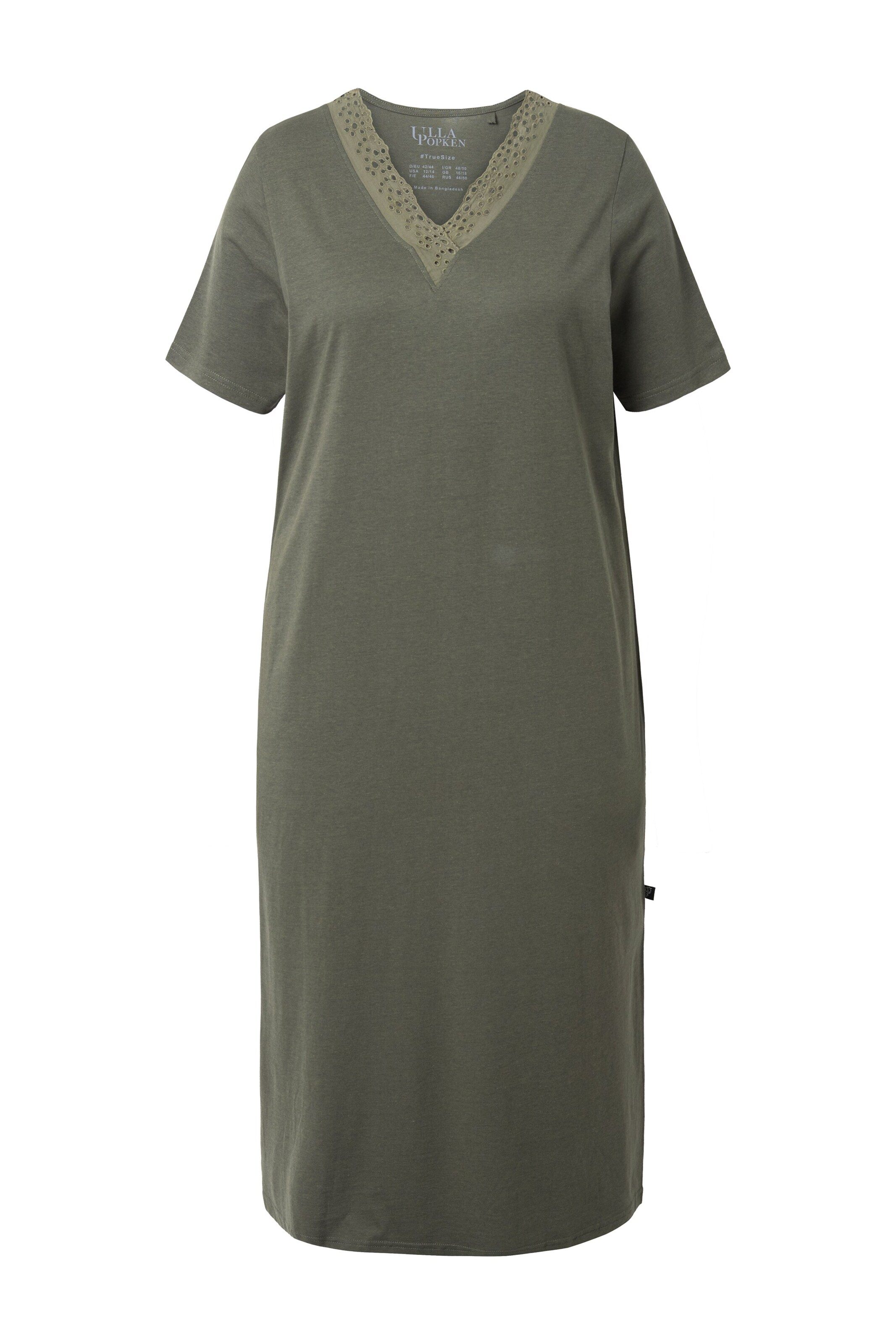 Ulla Popken Nachthemd in Groen: voorkant