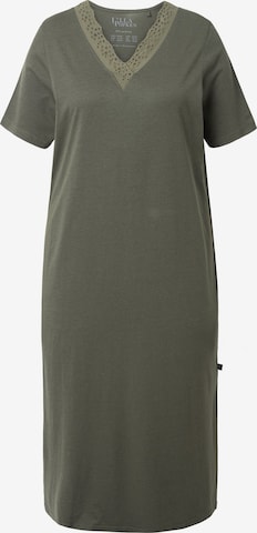 Ulla Popken Nightgown in Green: front