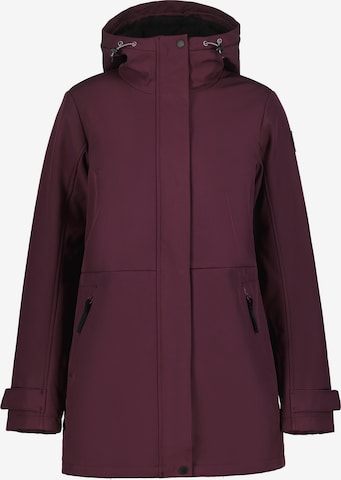 purpurinė ICEPEAK Funkcinė striukė  'Aplington': priekis