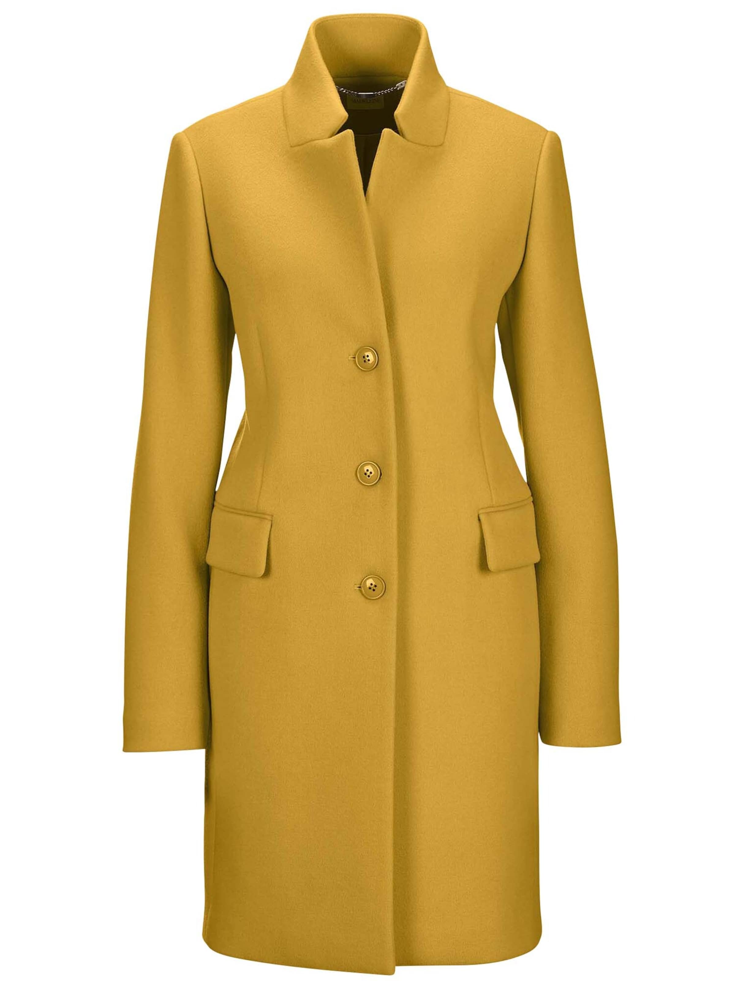 MADELEINE Mantel in Gold: Vorderseite