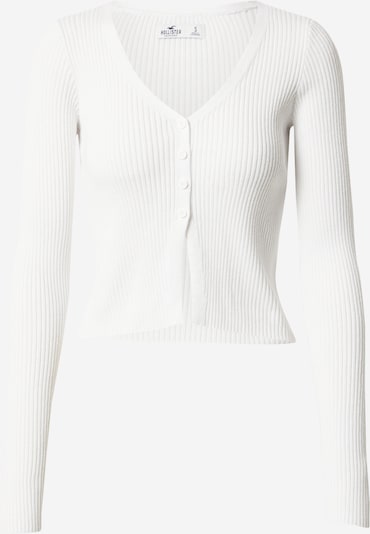 HOLLISTER Knit cardigan 'EMEA' in White, Item view