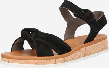 Paul Green Sandals in Black: front