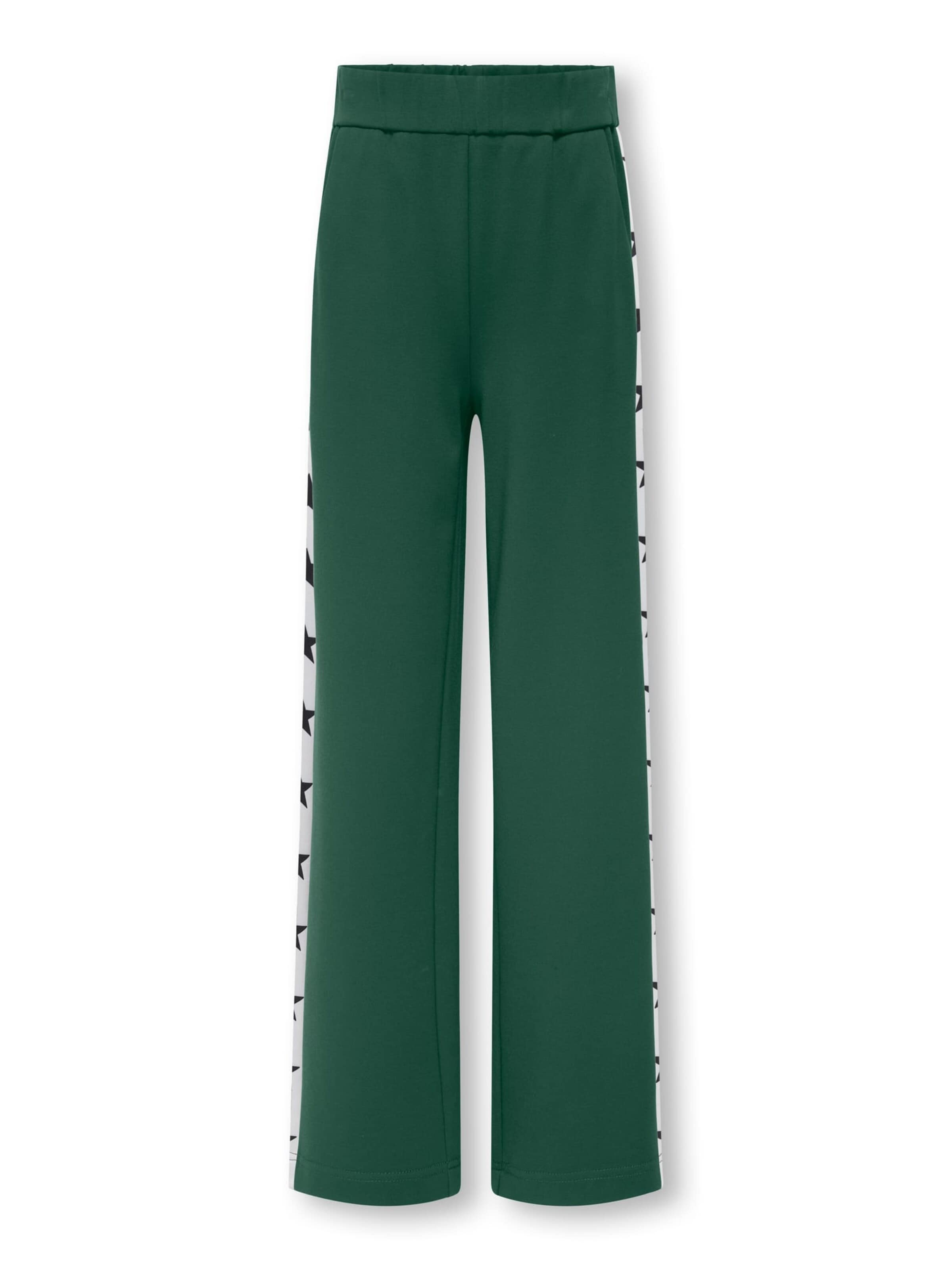 ONLY Baggy Trousers 'Poptrash' in Green: front