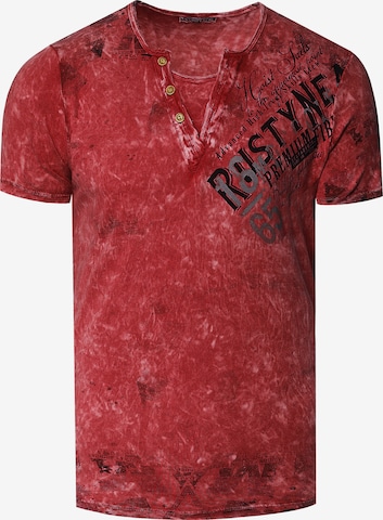 Rusty Neal Shirt in Rot: predná strana