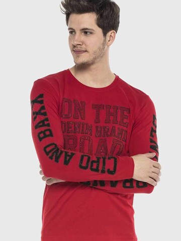 T-Shirt CIPO & BAXX en rouge