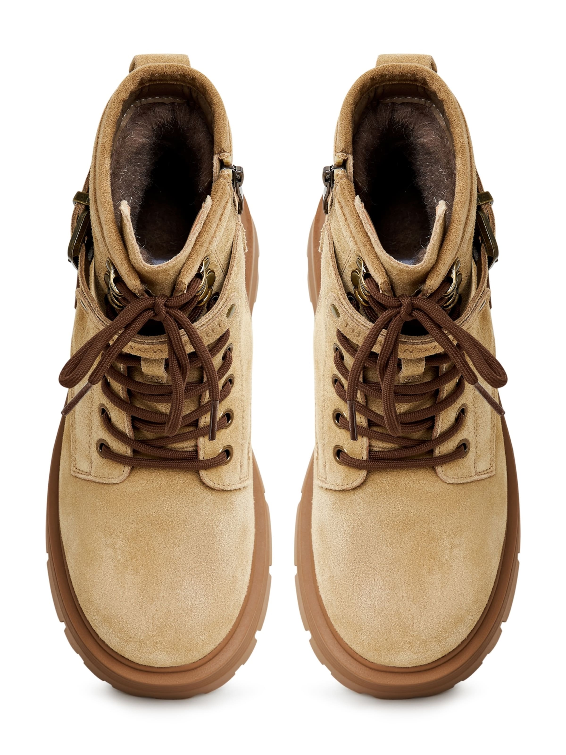 Bottines CESARE GASPARI en beige