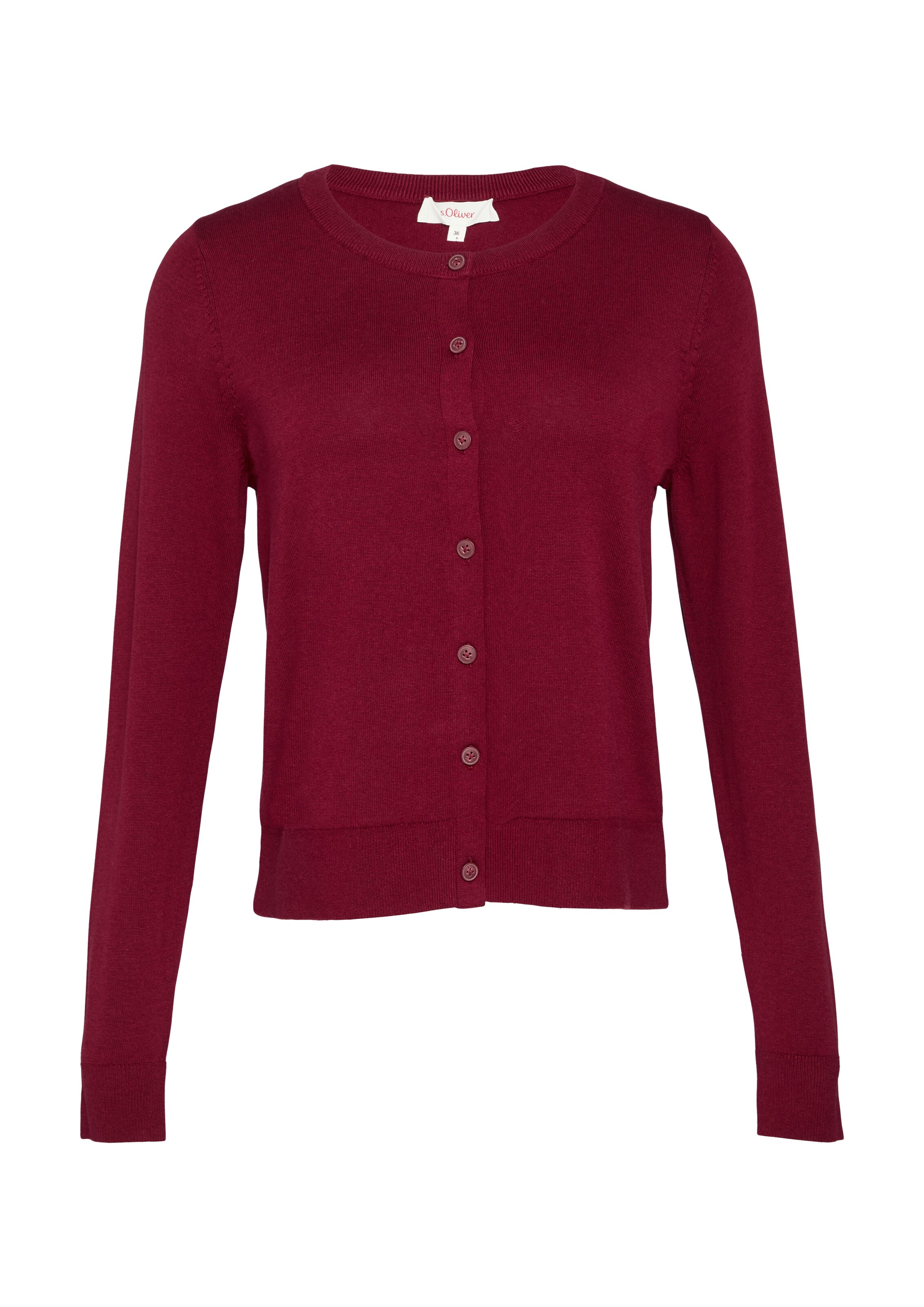 s.Oliver Strickjacke in Rot: Vorderseite