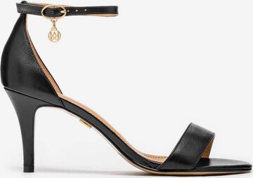 Kazar Strap Sandals in Black