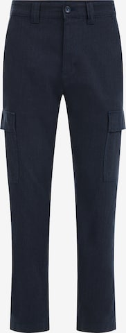 WE Fashion Tapered Cargo trousers in Blue: front