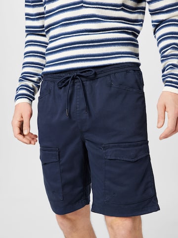 Hailys Men Regular Cargo Pants 'Emilio' in Blue