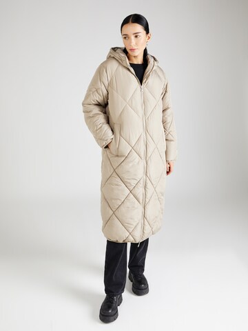 Manteau d’hiver 'TAMARA' ONLY en beige : devant