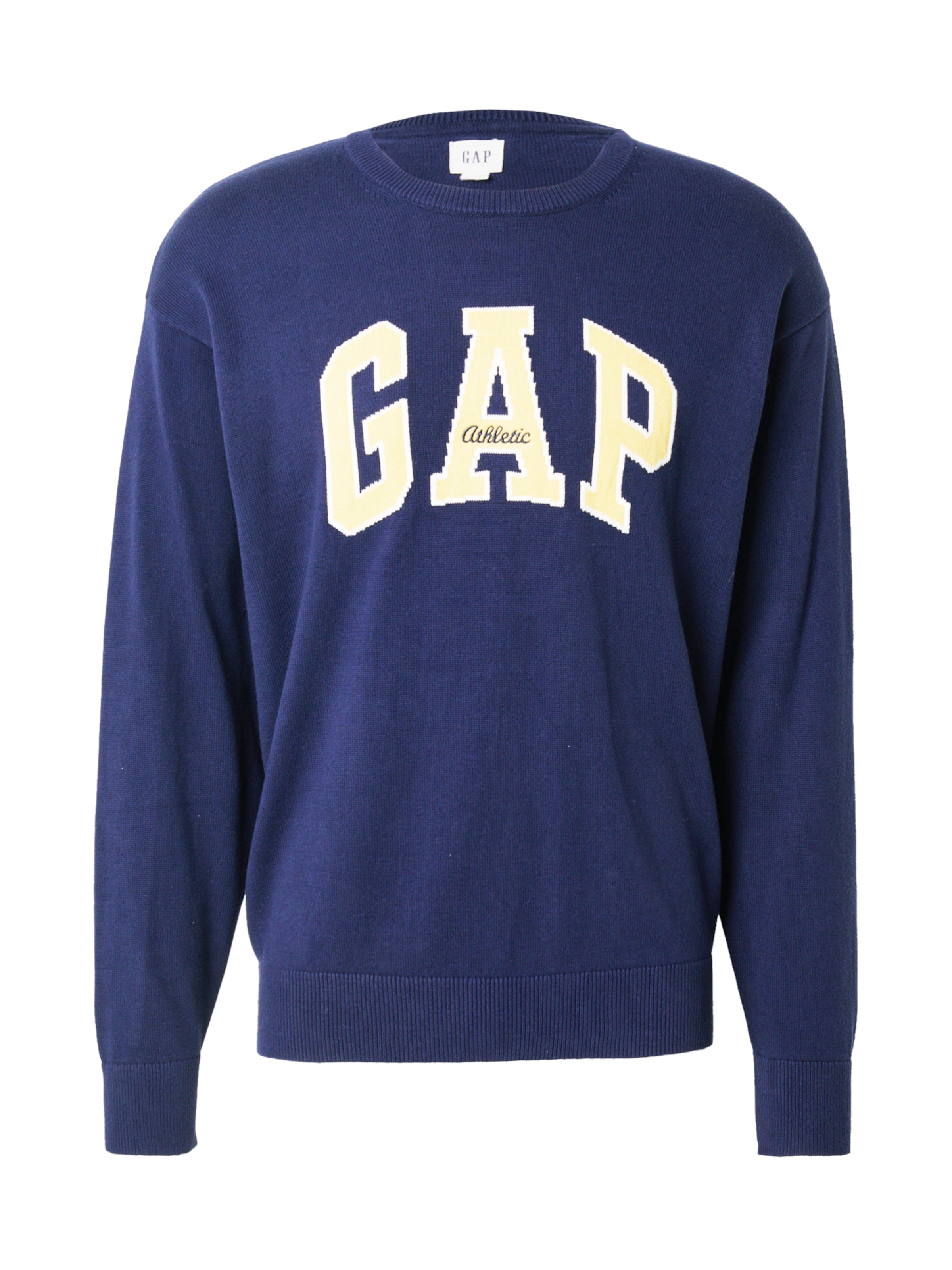 GAP Sweatshirt 'ATHLETIC' in Blue: front