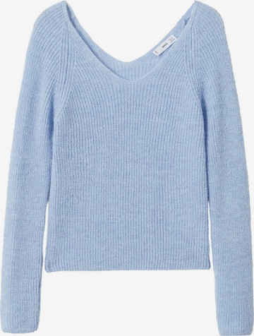 MANGO Sweater 'Balcony' in Blue: front