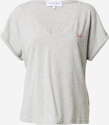 Maison Labiche - Camiseta 'LE CHATEAU' en gris: frente