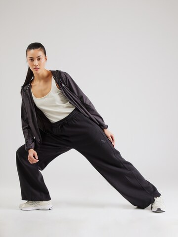 Wide leg Pantaloni sport 'ALL SZN' de la ADIDAS SPORTSWEAR pe negru