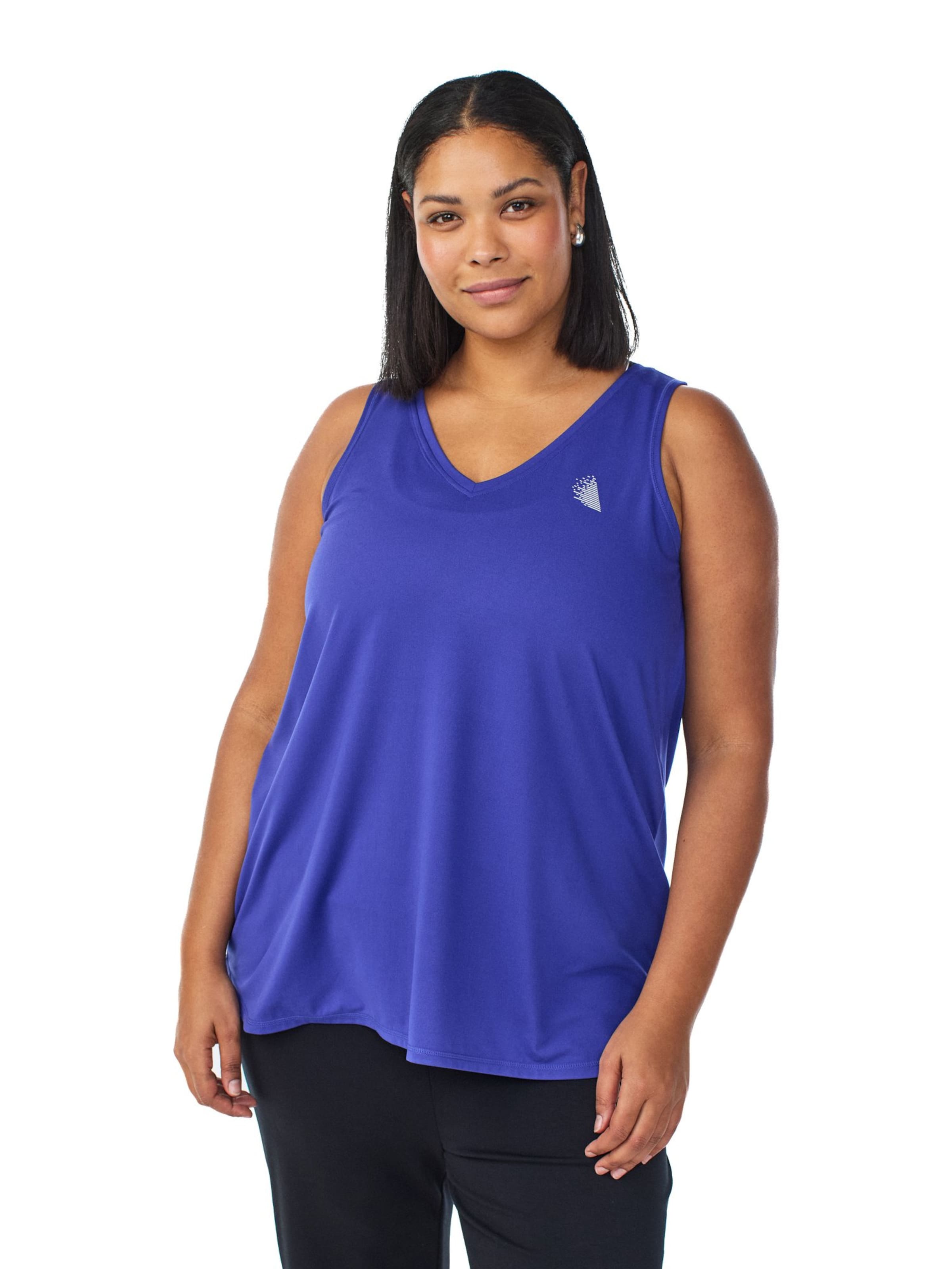 Active by Zizzi Sporttop 'ABASIC' in Lila