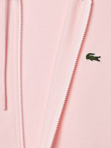 LACOSTE Zip-Up Hoodie in Pink