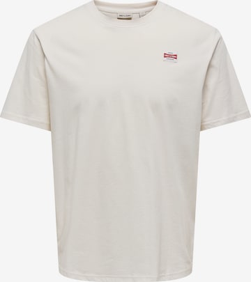 Only & Sons T-shirt 'ONSDawson' i vit: framsida