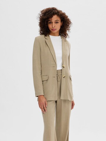 SELECTED FEMME Blazers in Bruin: voorkant