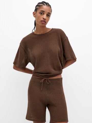 Pull&Bear Regular Byxa i brun