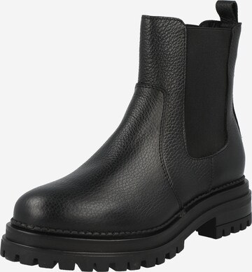 PS Poelman Chelsea Boots in Black: front