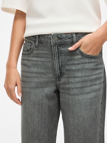 VILA Wide leg Jeans 'VIPalma' i grå