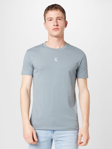 Calvin Klein Jeans Majica | siva barva: sprednja stran