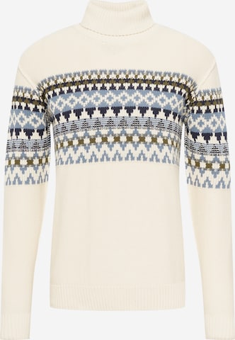 INDICODE JEANS Sweater 'Tarly' in White: front