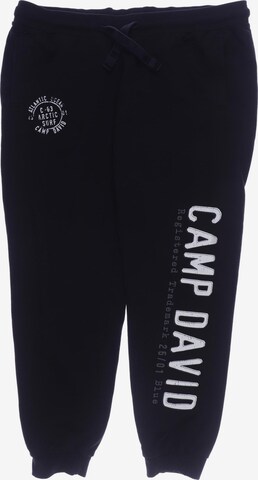 CAMP DAVID Pants in XXXL in Black: front
