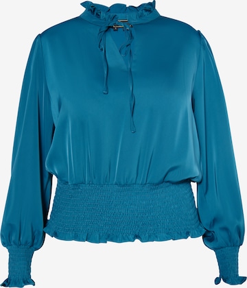 faina - Blusa en verde: frente