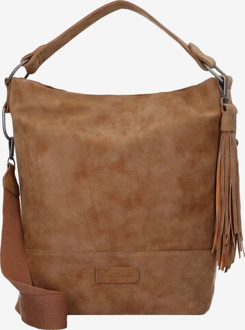 Fritzi aus Preußen Shoulder Bag 'Fritzi' in Brown: front