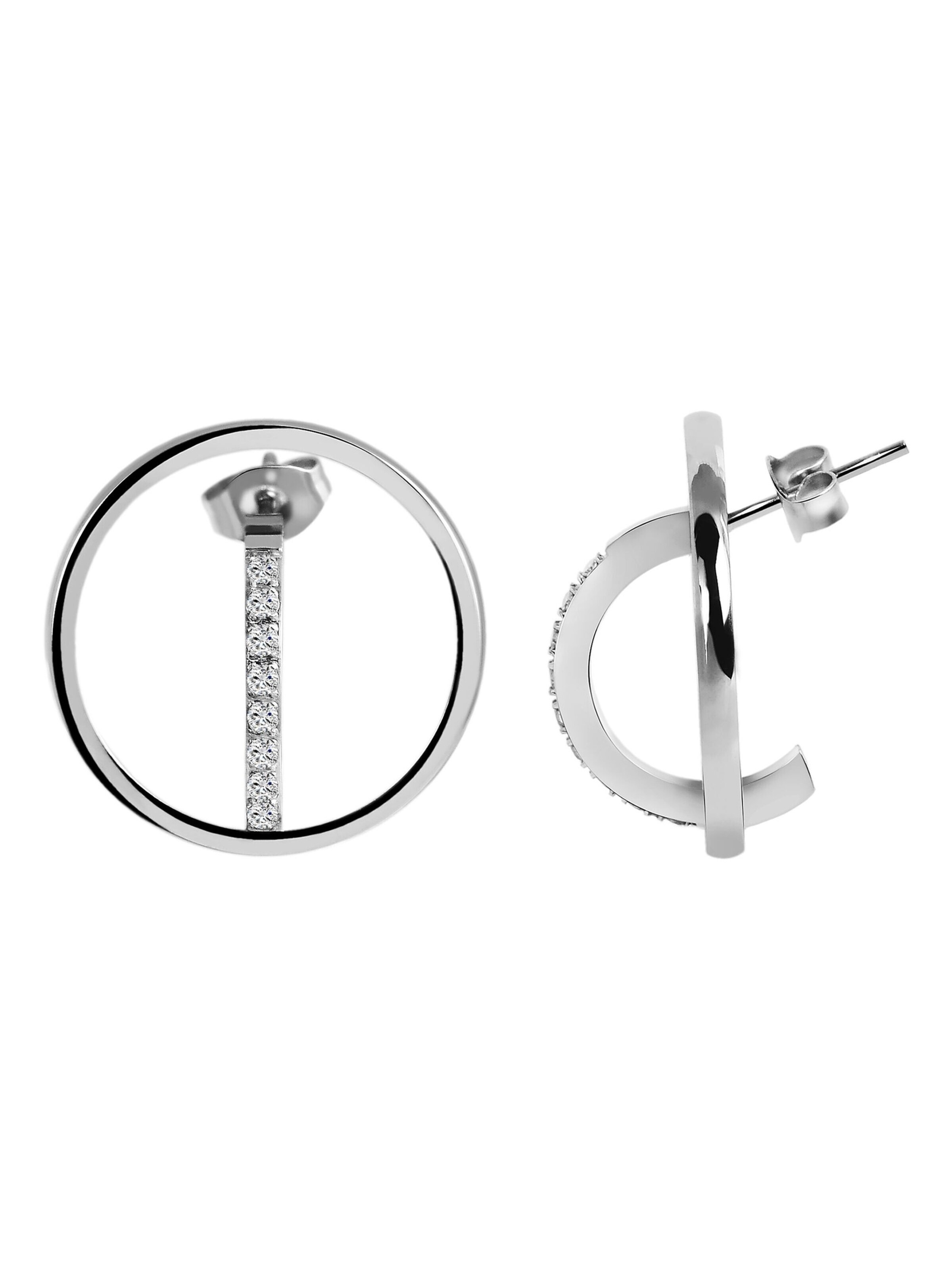 Akzent Earrings 'Melinda, langlebig' in Silver