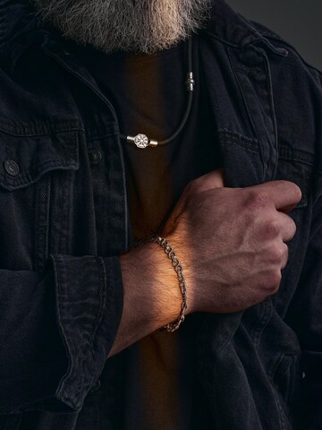 REYTEL Ketting 'VEGVISIR. SVARGA' in Zilver