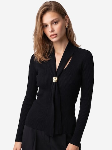 Pullover di MixRay in nero: frontale