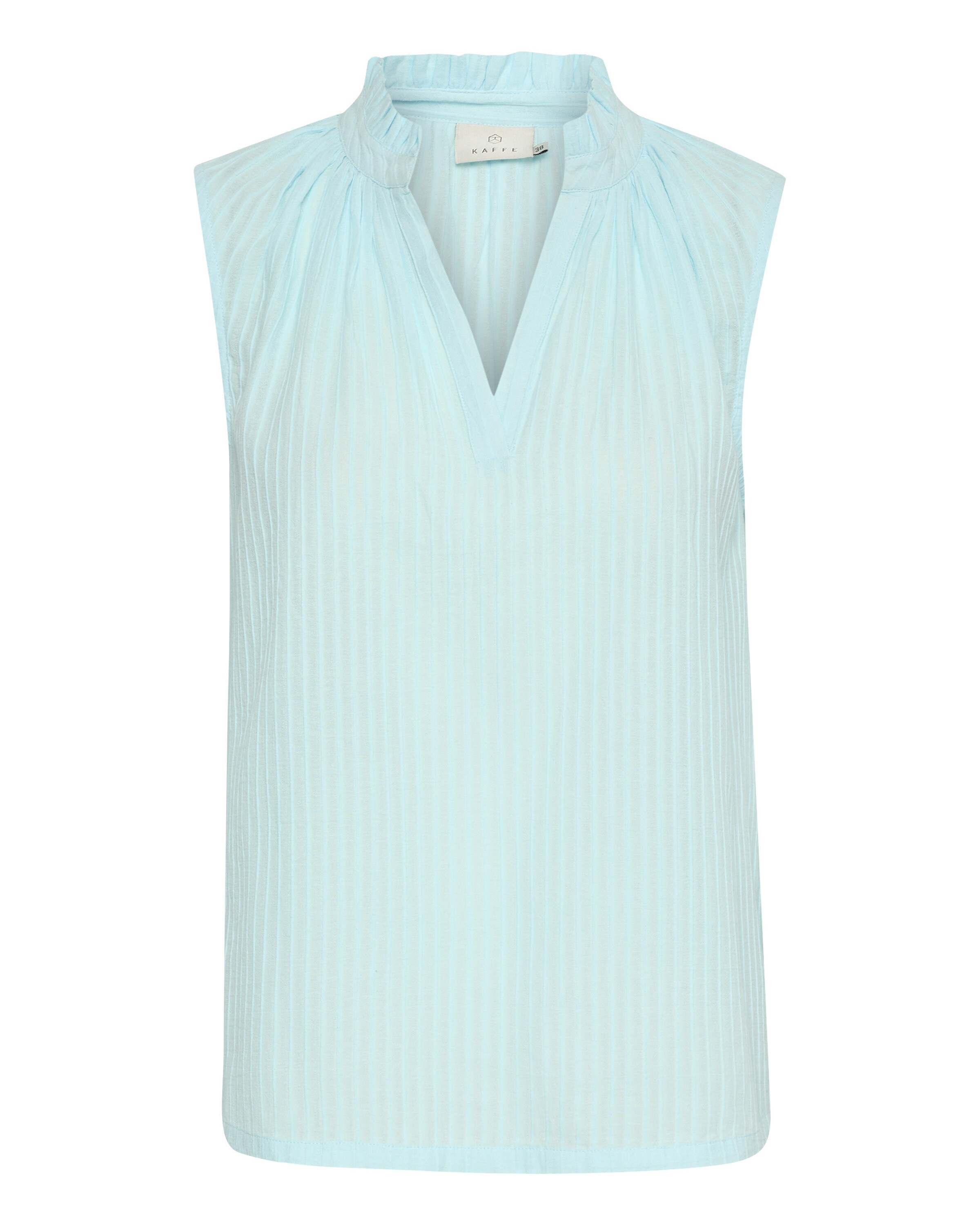 Kaffe Blouse in Blauw: voorkant