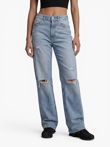 ONLY Wide leg Jeans 'ONLJUICY' in Blauw: voorkant