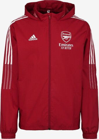 ADIDAS PERFORMANCE Sportjacke 'FC Arsenal All Weather' in Rot: predná strana