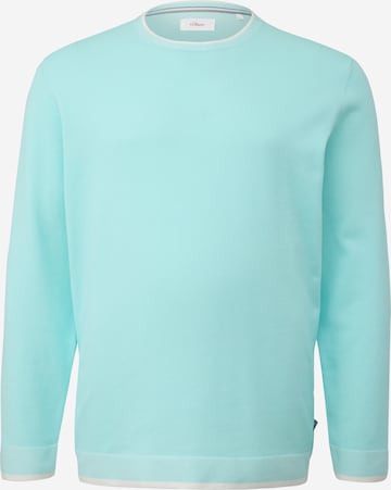 Pull-over s.Oliver en bleu : devant