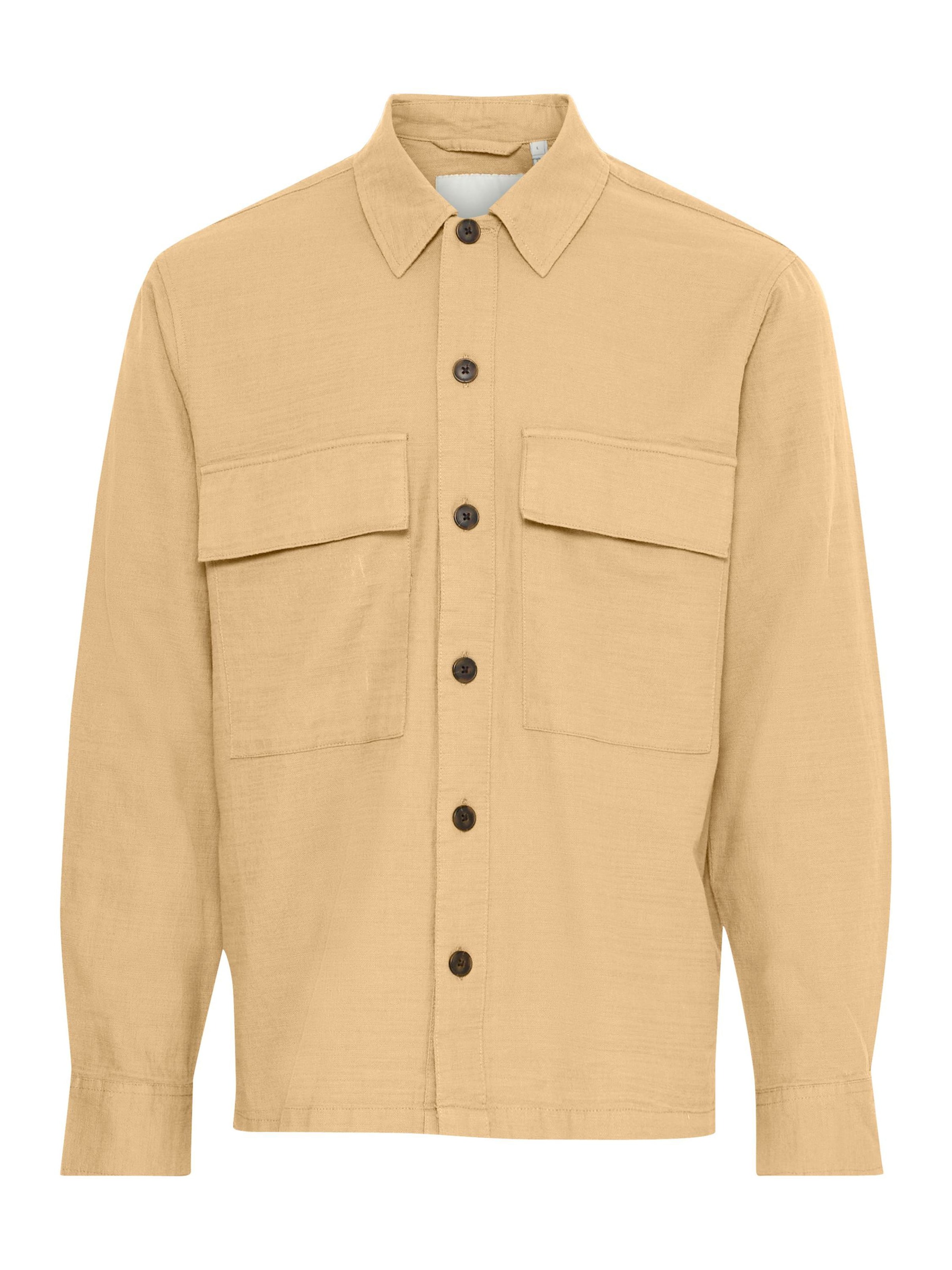 Chemise 'SDPaakow' !Solid en beige : devant