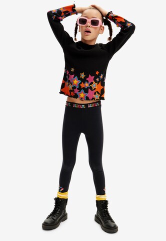 Desigual Skinny Legíny – černá